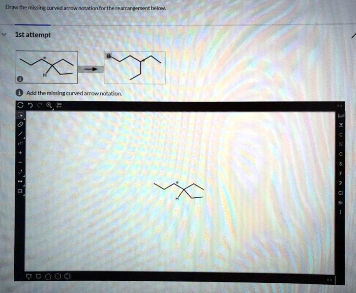 Notation curved arrow missing draw transcribed text show rearrangement